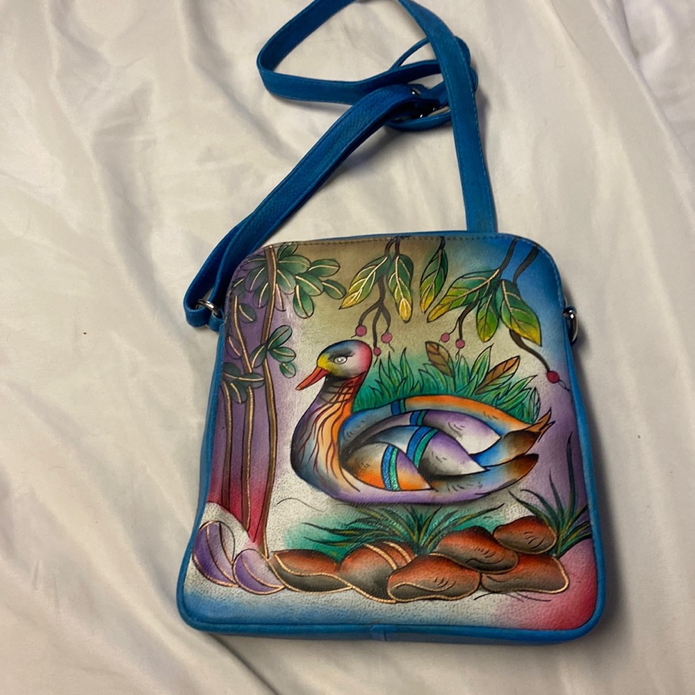 Biacci leather hand painted bag